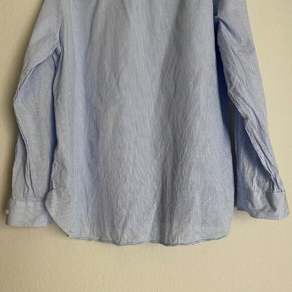 ❤️ Michael Kors sz 17.5 Men 100% cotton long sleeve blue dress button shirt‎ - Picture 6 of 9